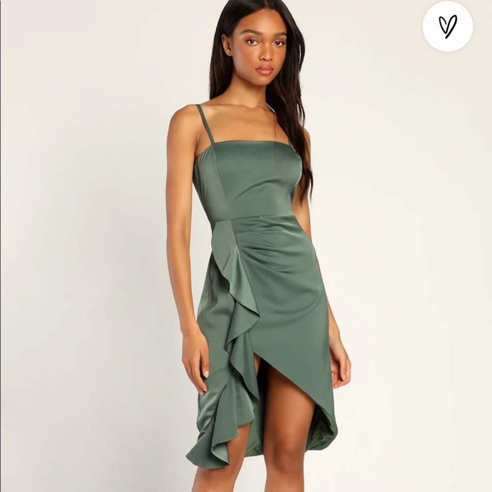 Lulus Sage Green Dress